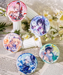 Genshin Furina Venti Nicole Columbina Sandrone Badges