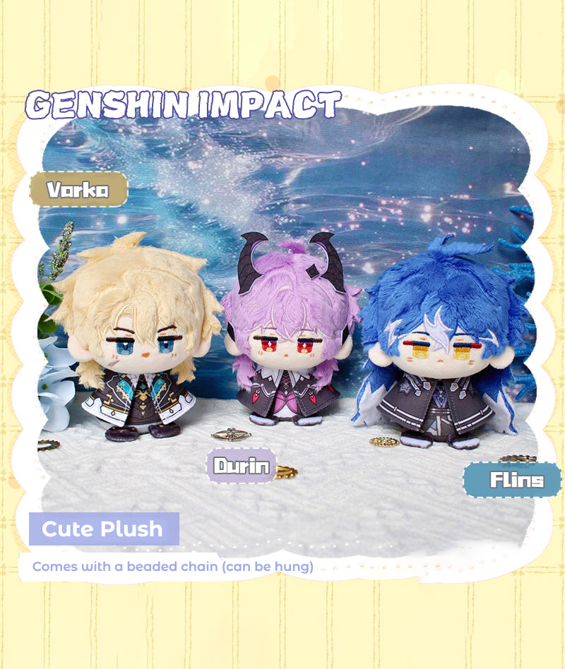 Genshin Plush Toys - Durin, Varka & Flins