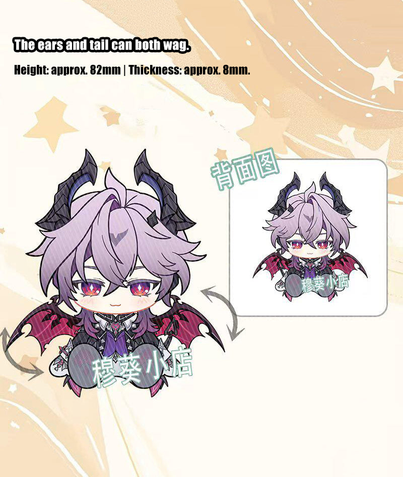 Genshin Cat Series Acrylic Charm - Venti, Durin & Varka – GenshinFans