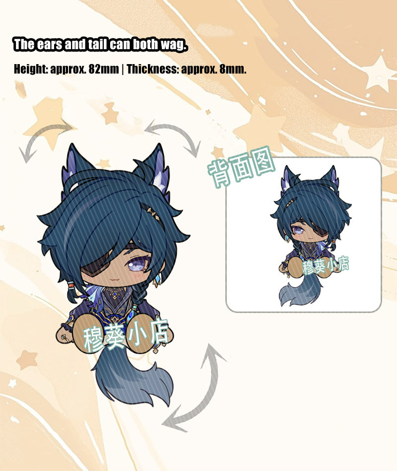 Genshin Cat Series Acrylic Charm - Venti, Durin & Varka – GenshinFans