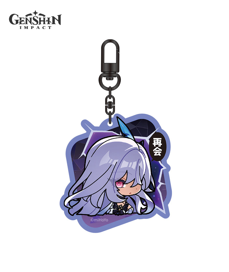 Skirk Chibi Expression Merch: Keychain & Sticky Notes – GenshinFans