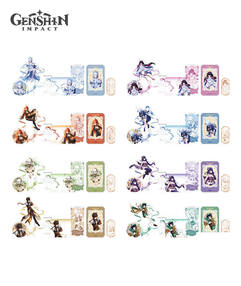  Genshin Impact 6th Anniversary Merch - Badges, Stands & Tickets