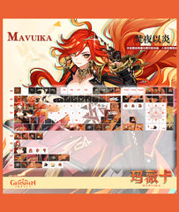Genshin Impact Mavuika Keycap Set for Gaming Keyboard