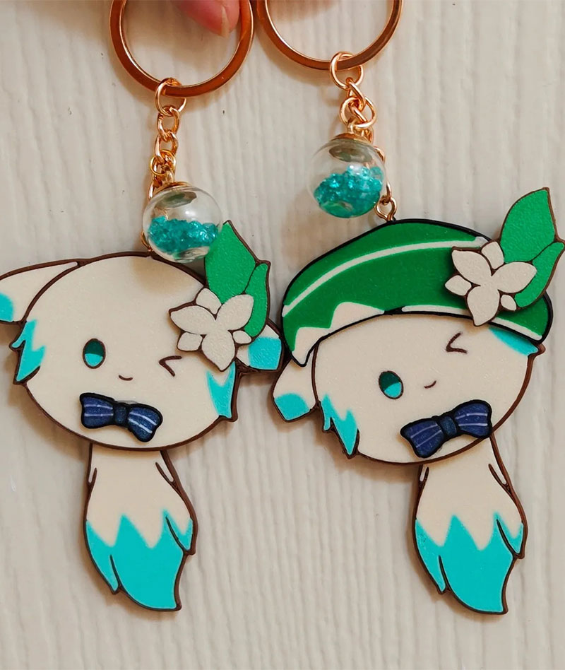 Genshin Durin Dodoco & Venti Dodoco Keychains – GenshinFans
