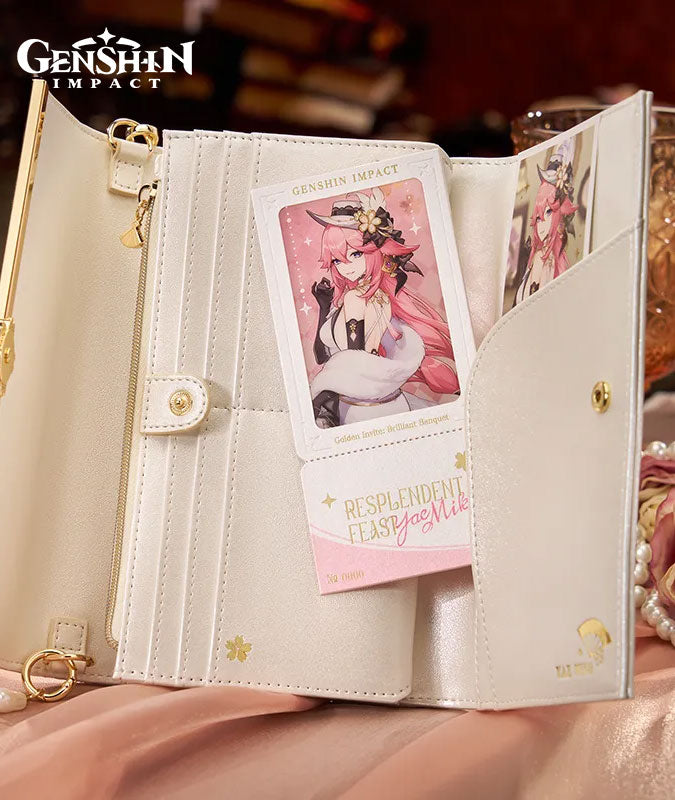Genshin Resplendent Feast Yae Miko Merch: Badge, Purse – GenshinFans