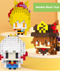 Genshin Impact Hu Tao Ayaka Block Toys