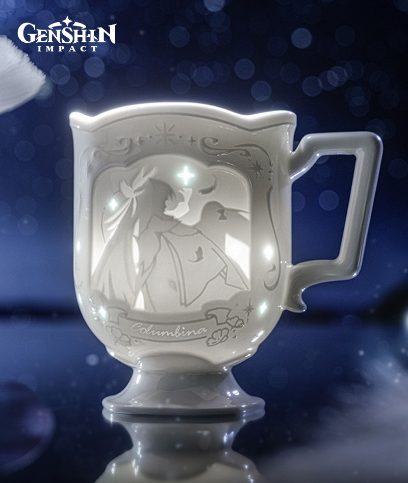 Genshin Impact Columbina Impression Linglong Porcelain Mug Set