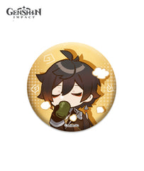 [Official Merchandise] Genshin Impact Theme Chibi Expression Sticker Badges