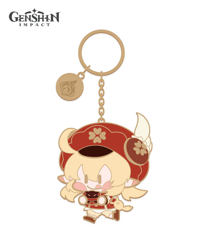 Custom Round Metal Keychain Printing - Merchlist