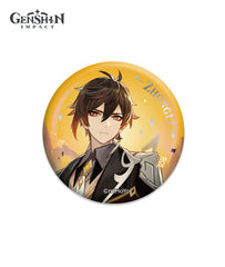 [Official Merchandise] Genshin Impact Character Art Glitter Badges
