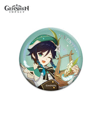 [Official Merchandise] Genshin Impact Character Art Glitter Badges