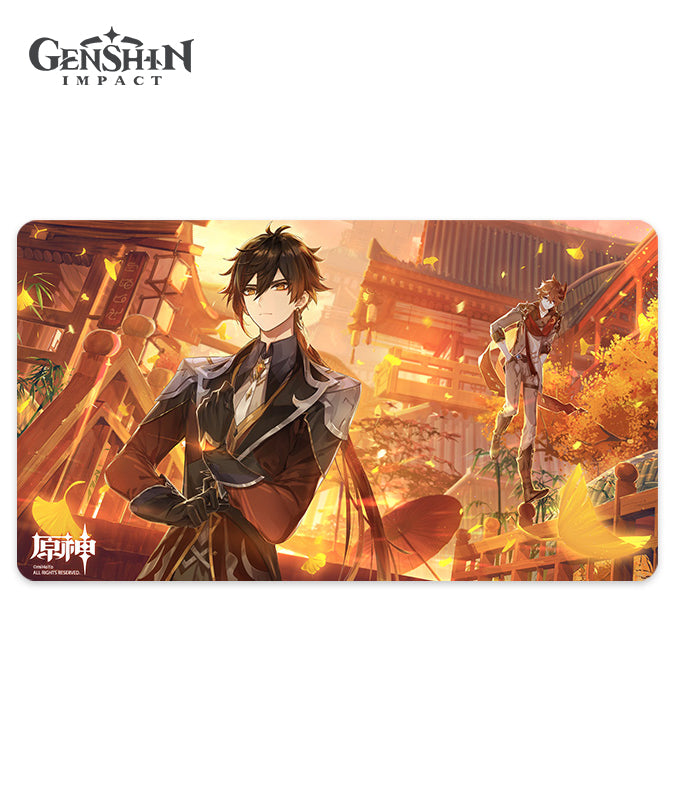 JEU GENSHIN IMPACT Official Klee Eula Zhongli tapis de souris grand JEU GENSHIN IMPACT Official Klee Eula Zhongli tapis de souris grand
